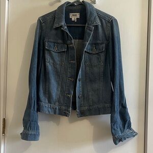 PAIGE Mid-Wash Denim Jacket
